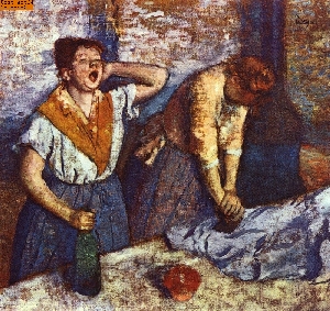 Die B�glerinnen nach Degas